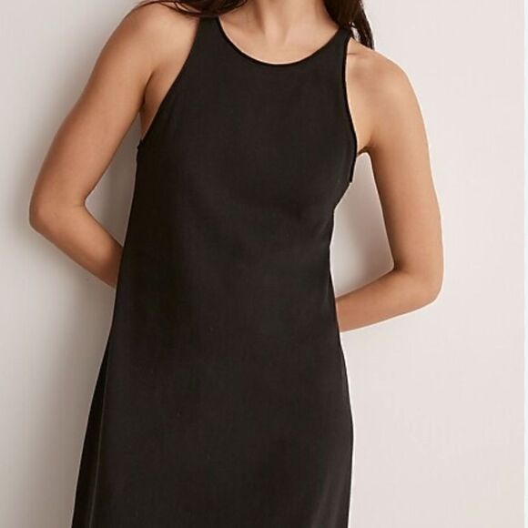 NWT Madewell Soft-fade Cotton Tank Dress Cover Up S Pull Over Crew Flowy Beachy - Picture 3 of 11